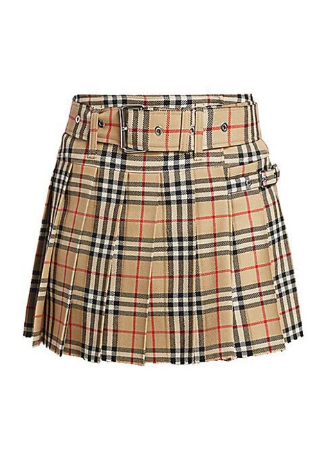 burberry carmen check mini kilt|Shop Burberry Archive Check Wool Mini Kilt .